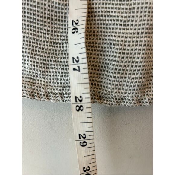 FLAX 100% Linen Blouse oversized S gray Lagenlook boho hippie minimalist quiet l - Picture 7 of 8